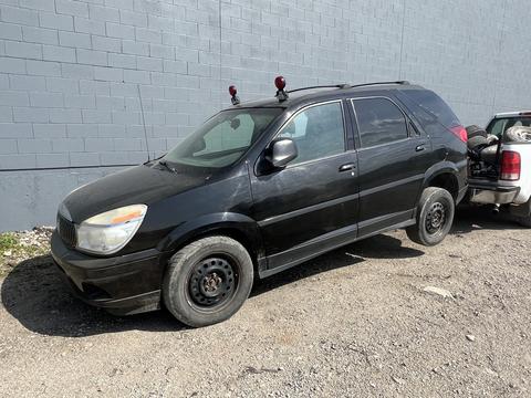 Black SUV Prepared for Scrap Metal Recycling