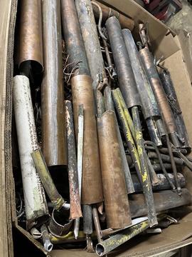 Scrap Metal Recycling: Copper and Metal Tubes Collection